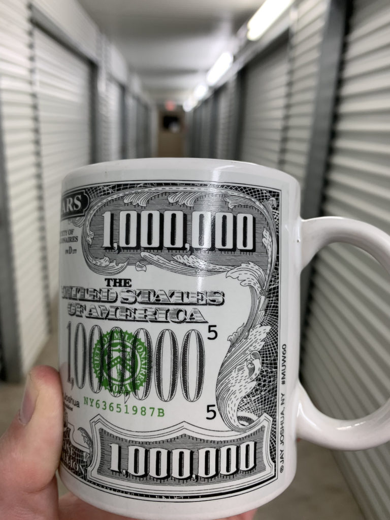 $1,000,000 bill mug